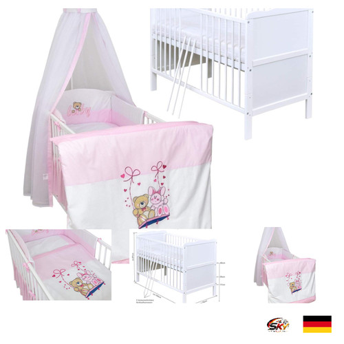 Babybett umbaubar 70x140 - babybett,