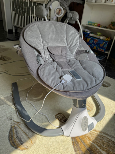 Elektrische babyschaukel mit - elektrische,