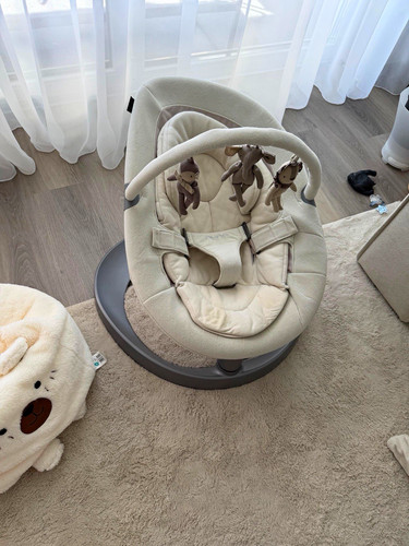 Babywippe beige nuna leaf grow - babywippe, beige/nuna