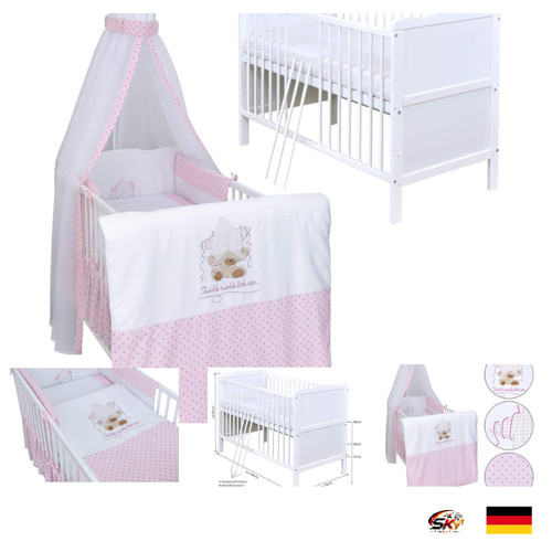 Babybett umbaubar 70x140 - babybett,