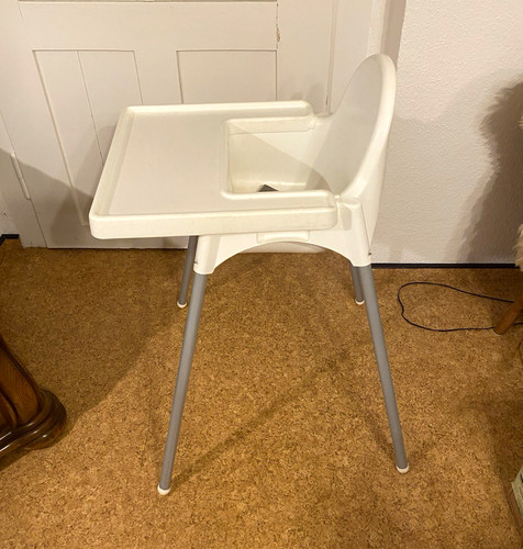 Ikea baby hochstuhl - ikea, weiß/grau