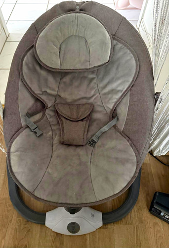 Elektrische babywippe grau mit - elektrische,