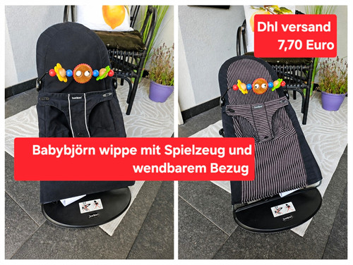 Babybjörn wippe mit spielzeug - wippe,
