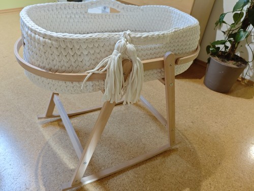 Babywiege und mit moseskorb - babywiege,