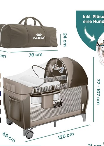 Kidiz babybett reisebett - kidiz®,