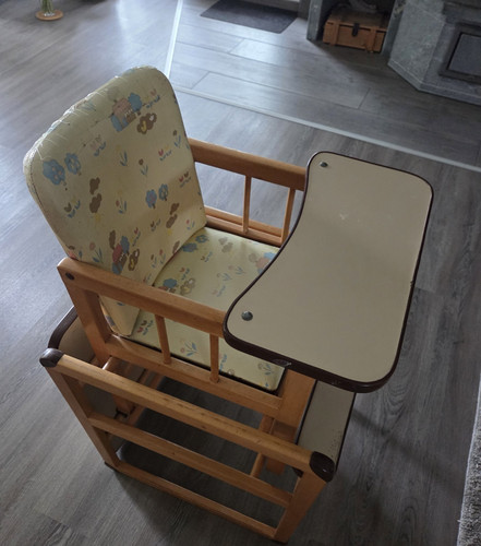 Baby hochstuhl kombi - hochstuhl, holz
