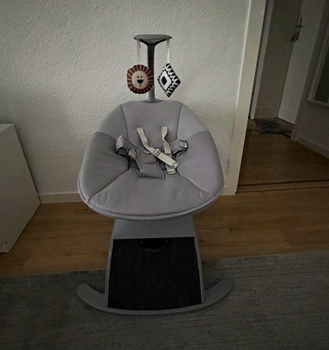 Babywippe wippe grau mit - babywippe/wippe,